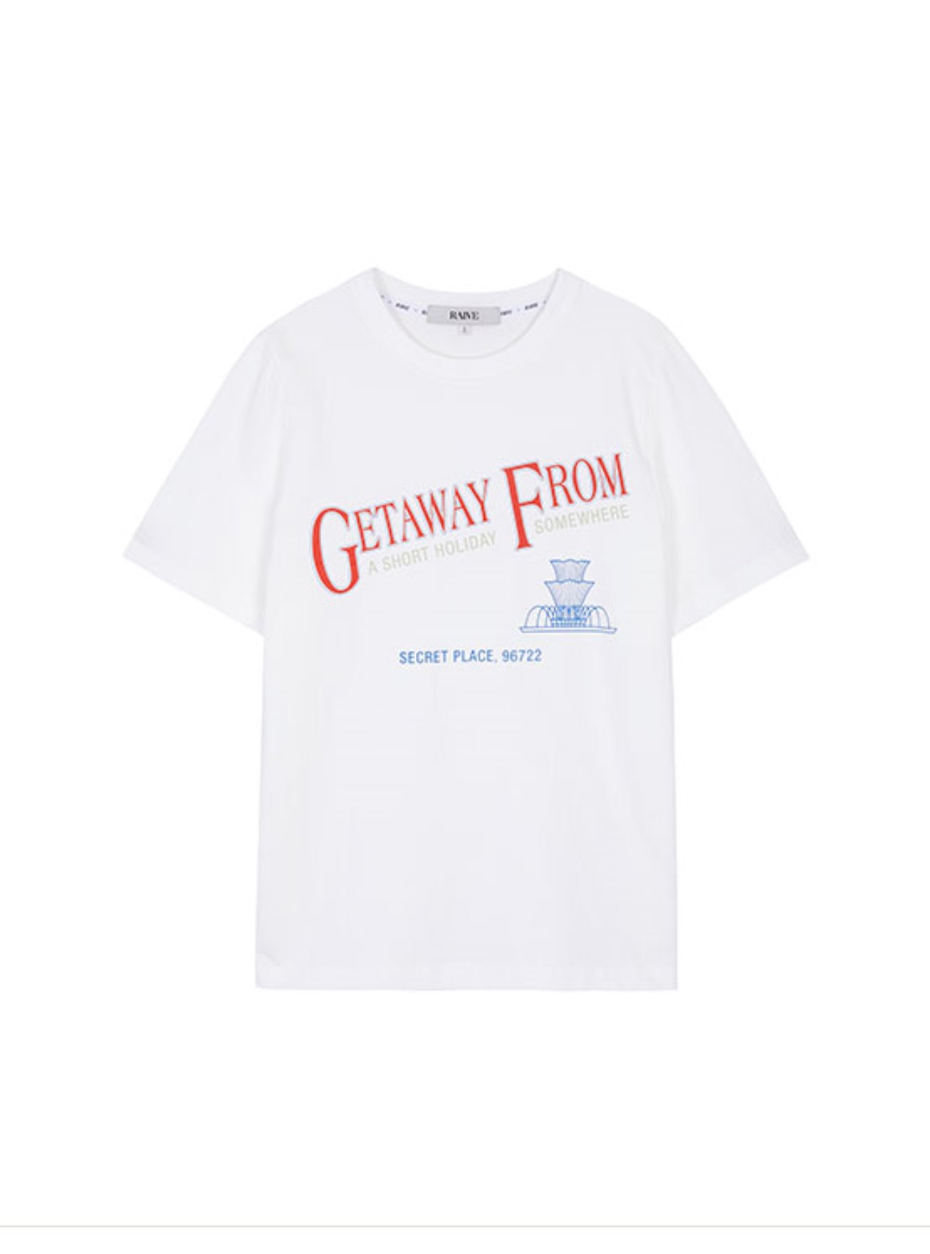 GETAWAY T-shirt in White VW2ME121-01