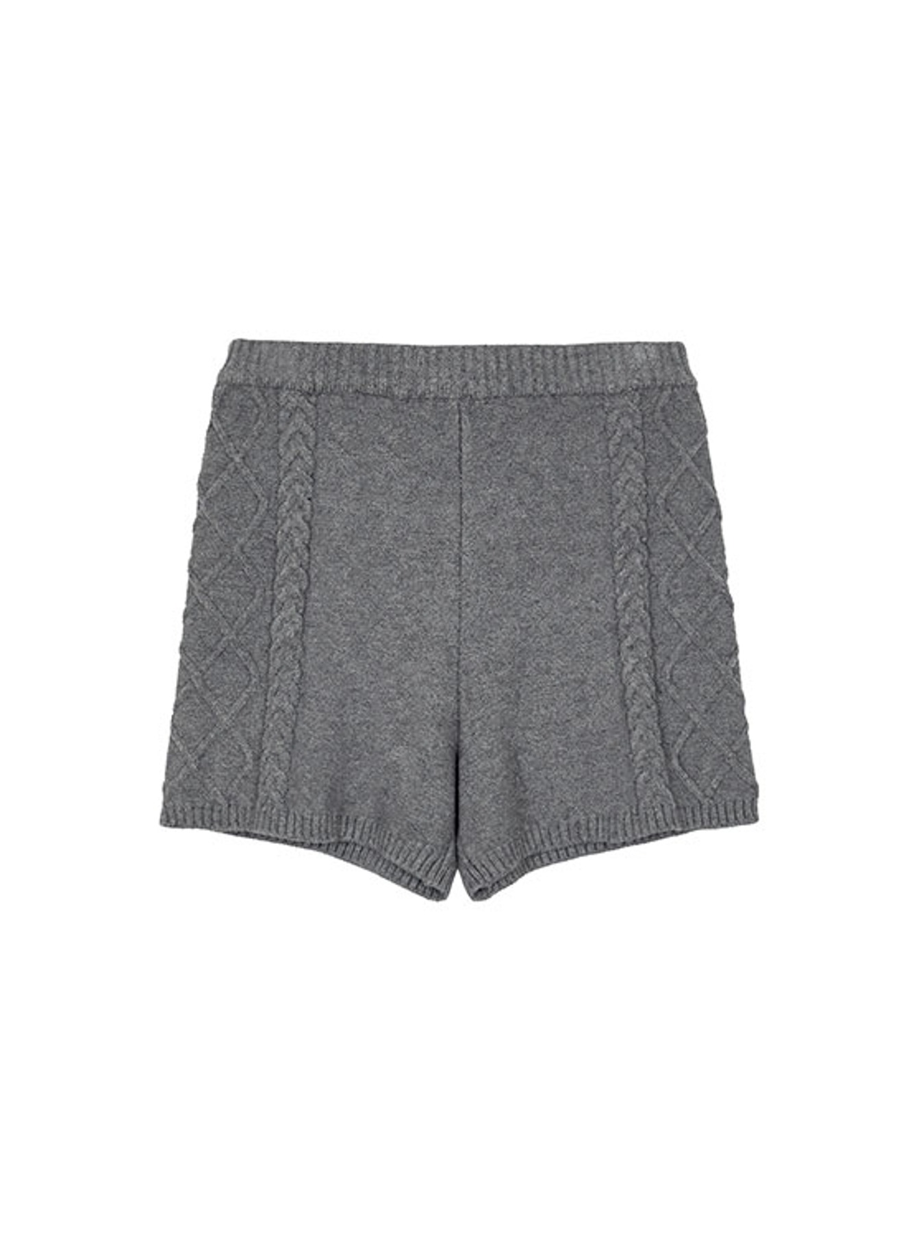 Knit Short Pants in Grey VK2AL390-12