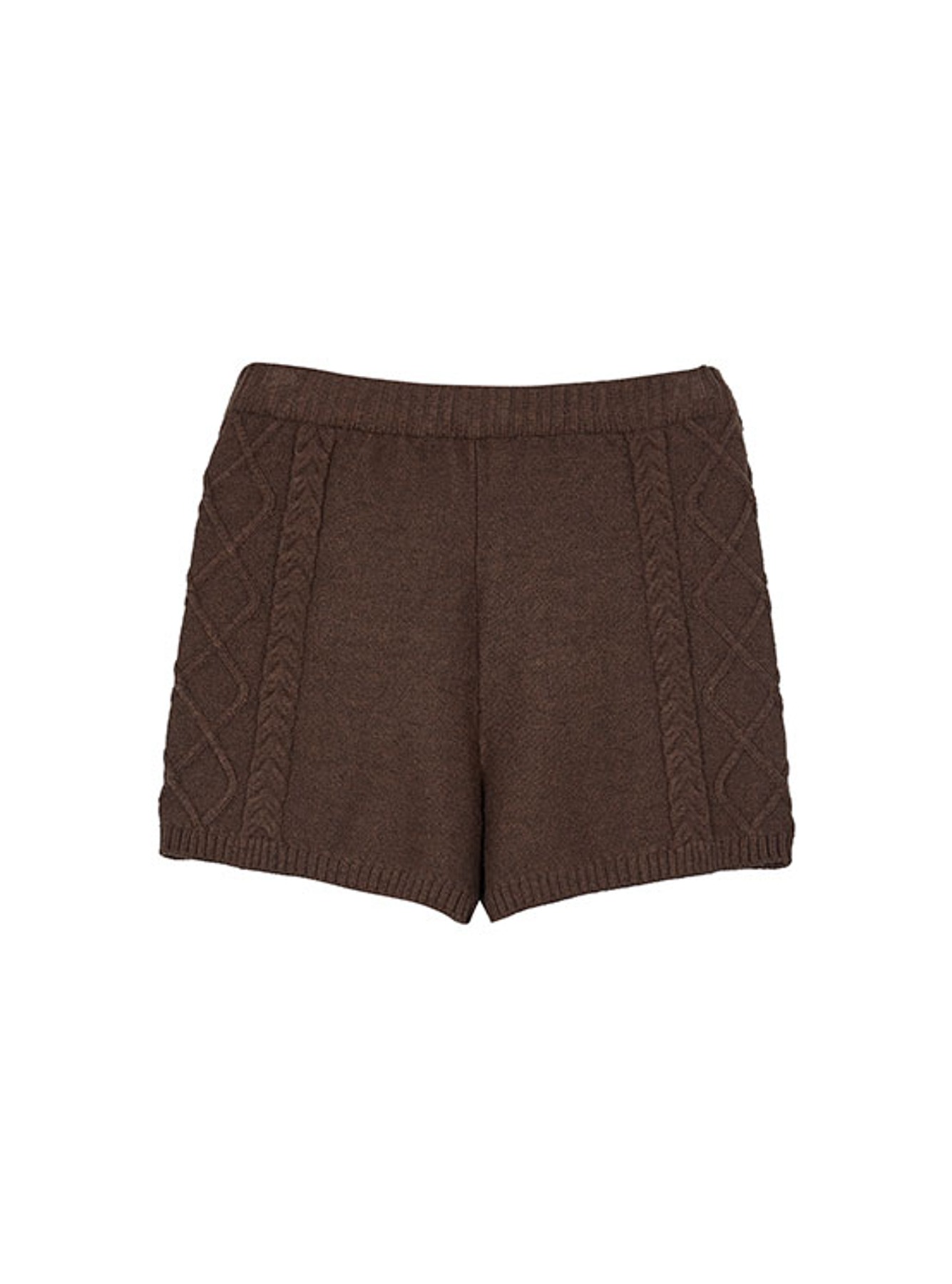 Knit Short Pants in Brown VK2AL390-93