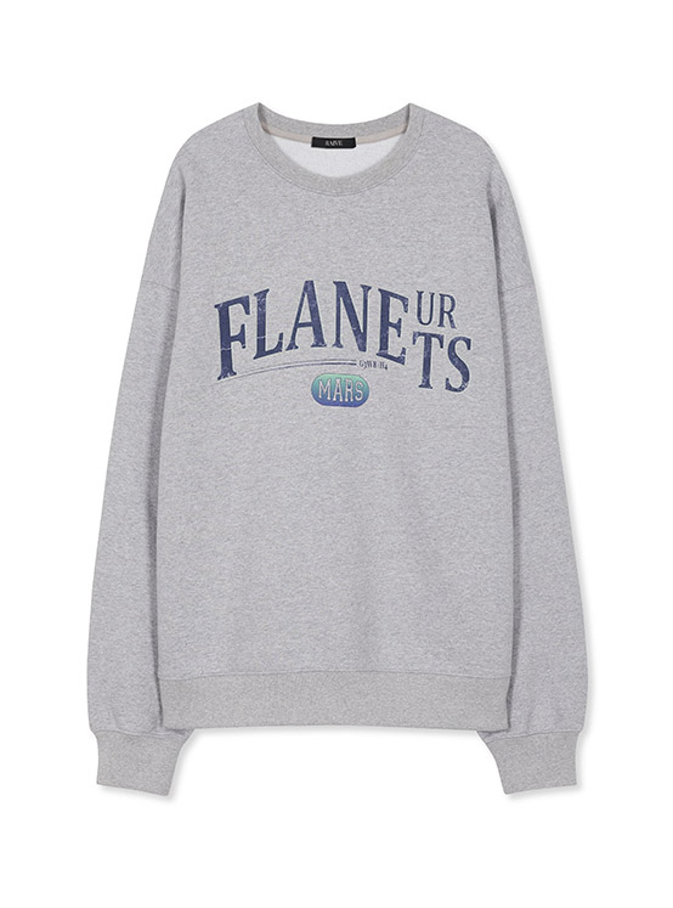 FLANE Graphic Sweatshirt in M/Grey VW2WE735-1F